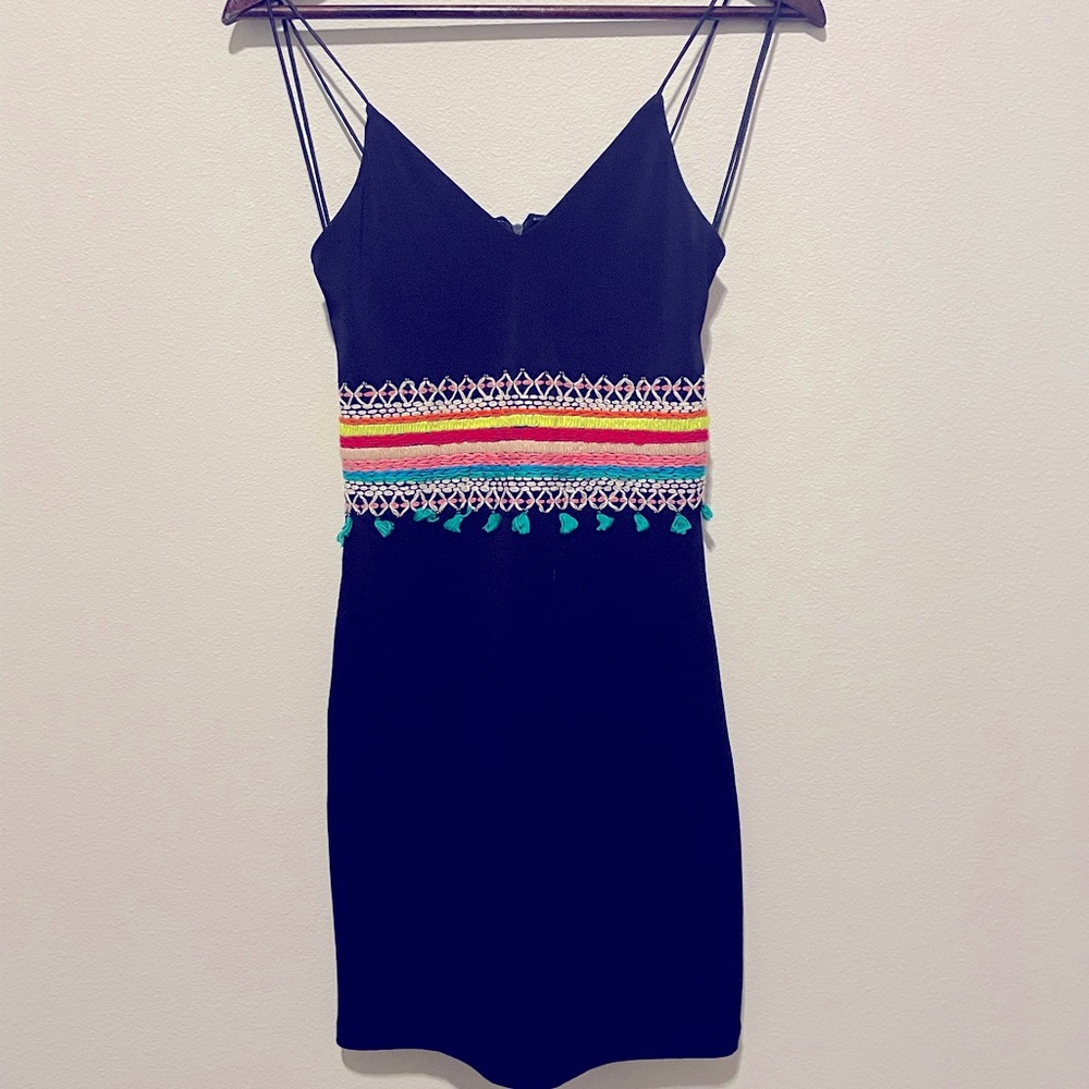 Alice & Olivia Black Mini Dress XS